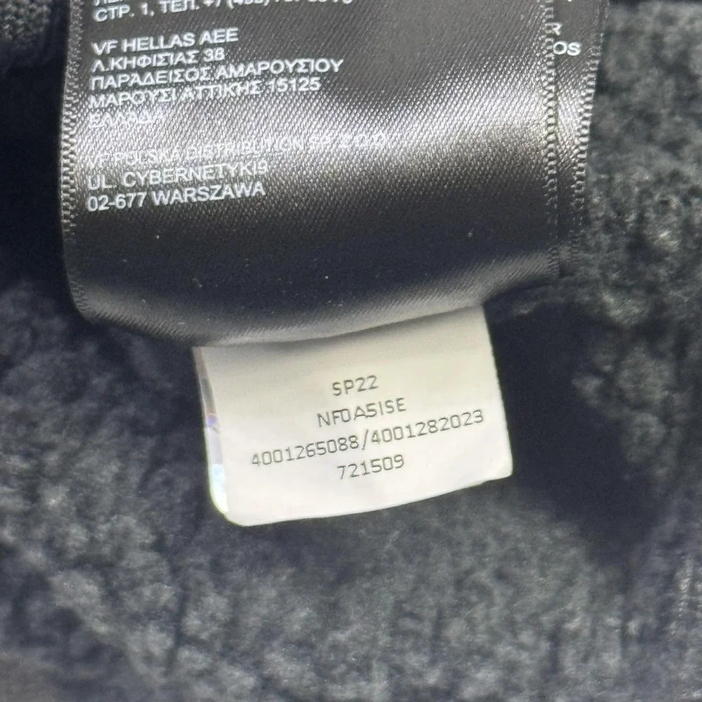 The North Face Fleece 1/4 Zip Sweatshirt Mens Medium Black Lined Heavyweight